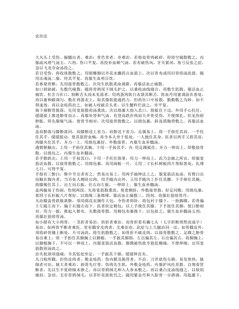 跌打秘方.txt 第1页