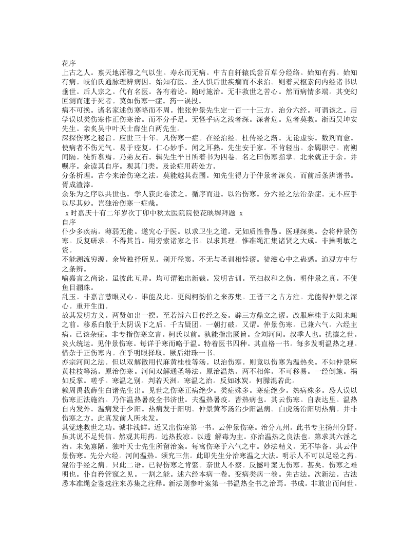 伤寒指掌.txt 第1页