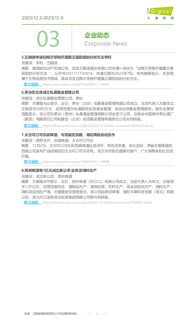 艾瑞咨询：2023年第50周：酒行业周度市场观察.pdf 第2页