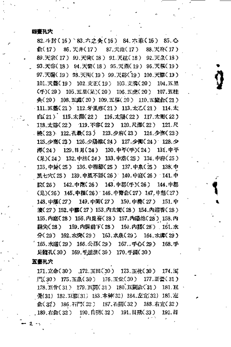 针灸孔穴及其疗法便览（池澄清）.pdf 第2页