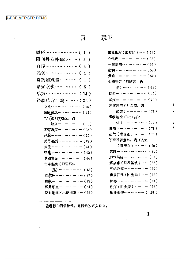 珍本医籍丛刊  经验丹方汇编.pdf 第1页