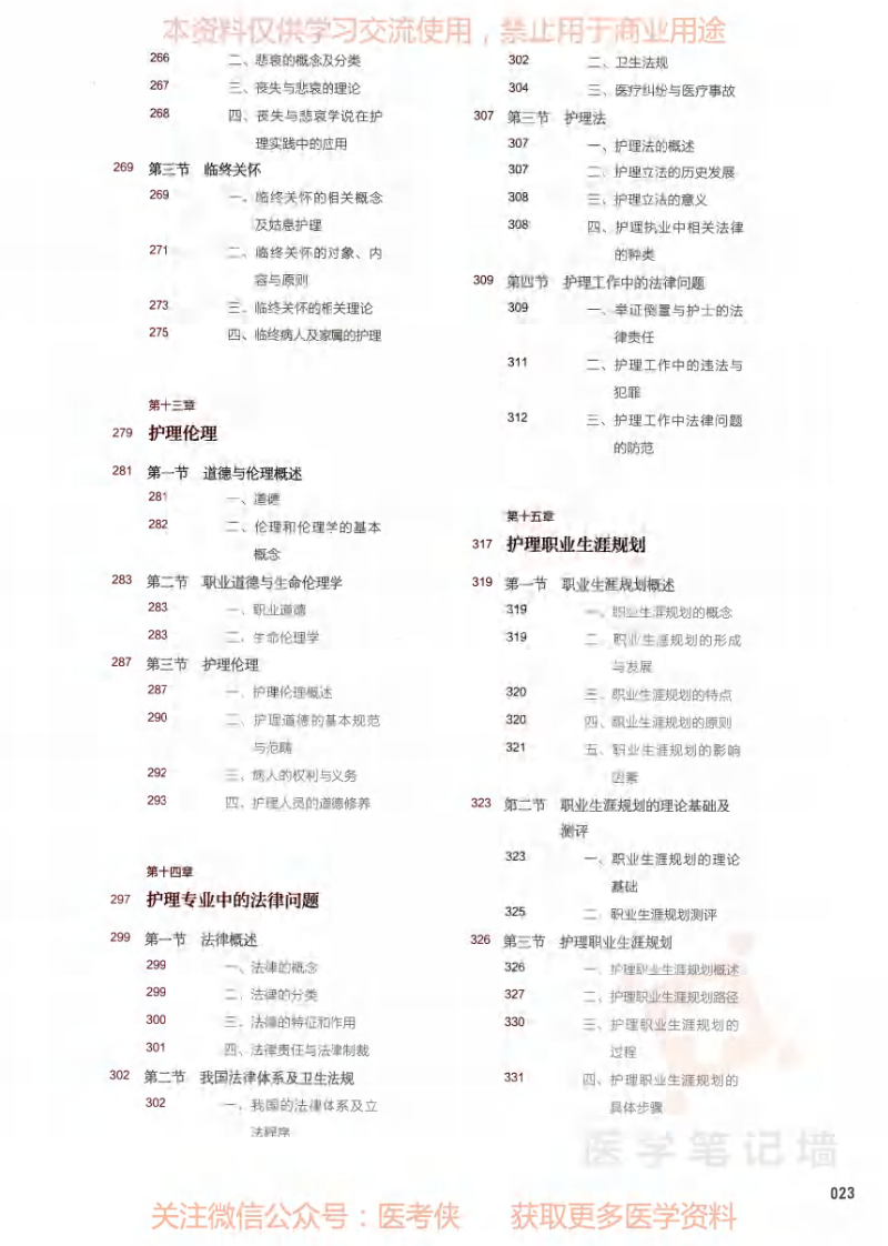 《护理学导论》--人卫--十三五教材｜第6版（彩色）.pdf 第5页