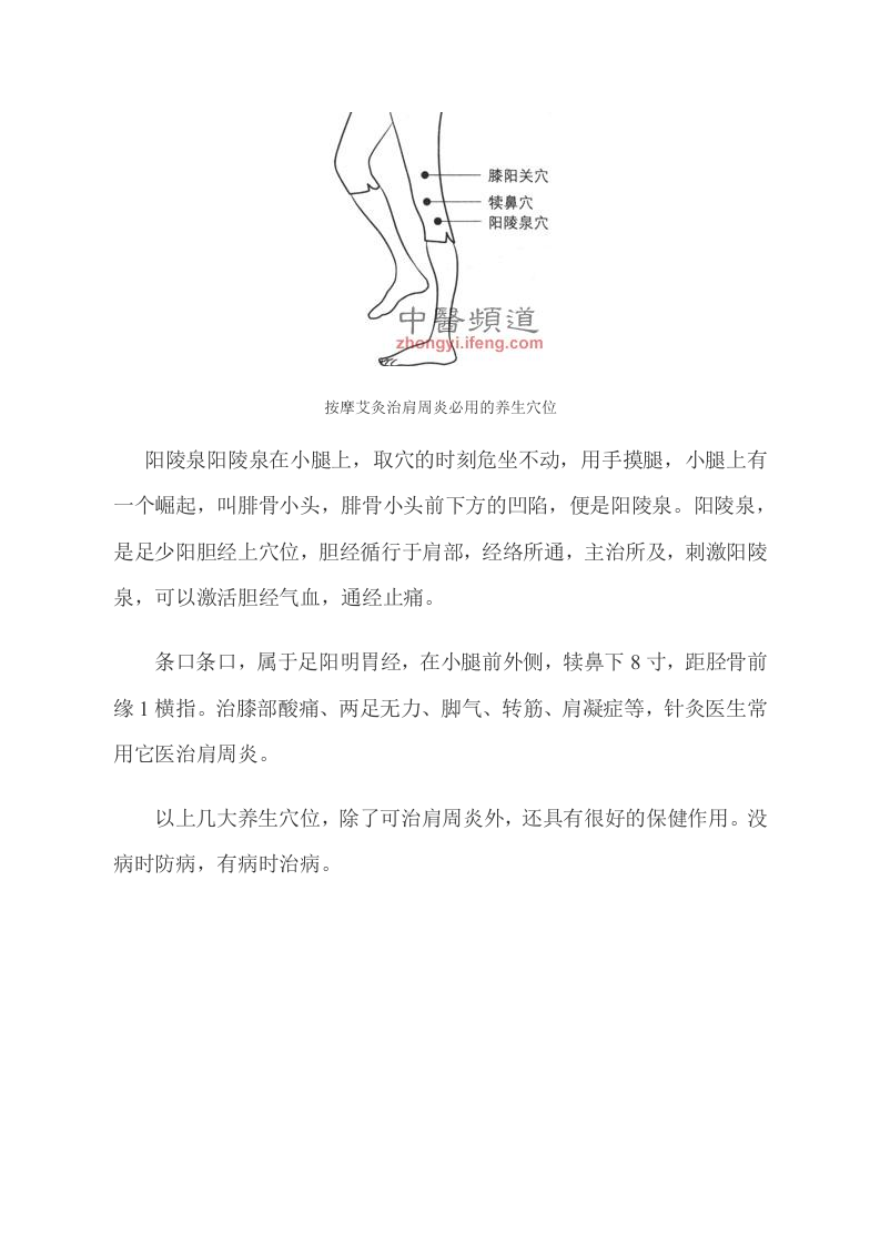 揭秘人体常用的养生穴位 治疗肩周炎+保健.doc 第2页