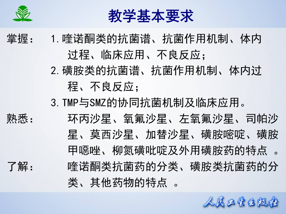 第四十三章 人工合成抗菌药.ppt 第3页