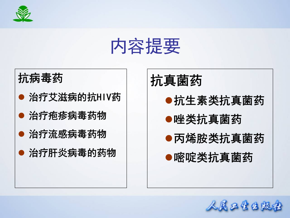 第四十四章  抗病毒药和抗真菌药.ppt 第2页