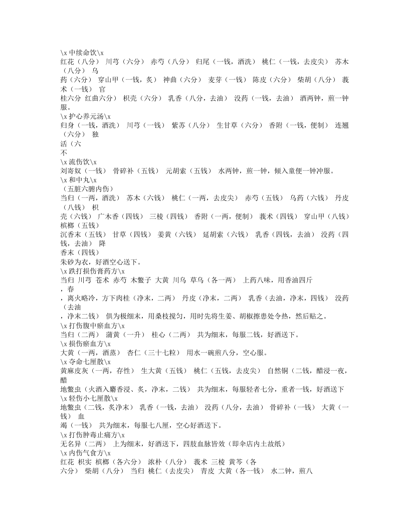 234-少林真传伤科秘方.txt 第2页