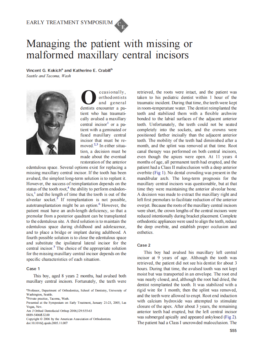 2006_129_4-Suppl-1_S55_S63_Kokich.pdf 第1页