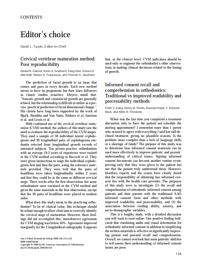 Turpin_2009_American-Journal-of-Orthodontics-and-Dentofacial-Orthopedics_1.pdf 第1页