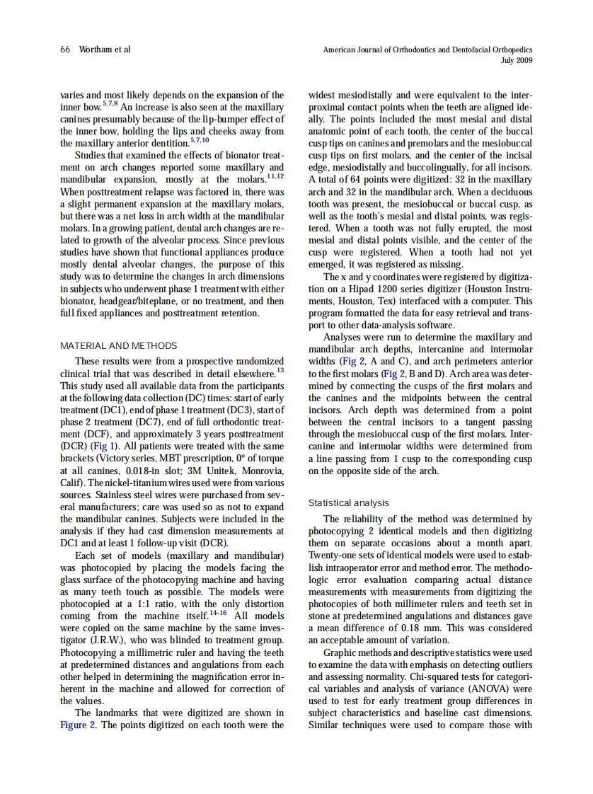 Wortham_Comparison-of-arch-dimension-changes-in-1-phase-vs-2-phase-treatment-of-Class-II-malocclusion_2009.pdf 第2页