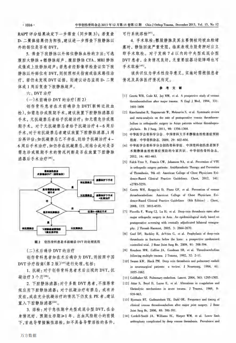 创伤骨科患者深静脉血栓形成筛查与治疗的专家共识.pdf 第4页