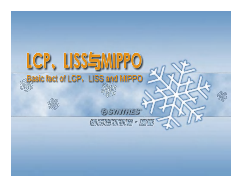 AO-钢板螺钉使用原则和方法  辛迪思LCP、LISS和MIPPO.pdf 第1页