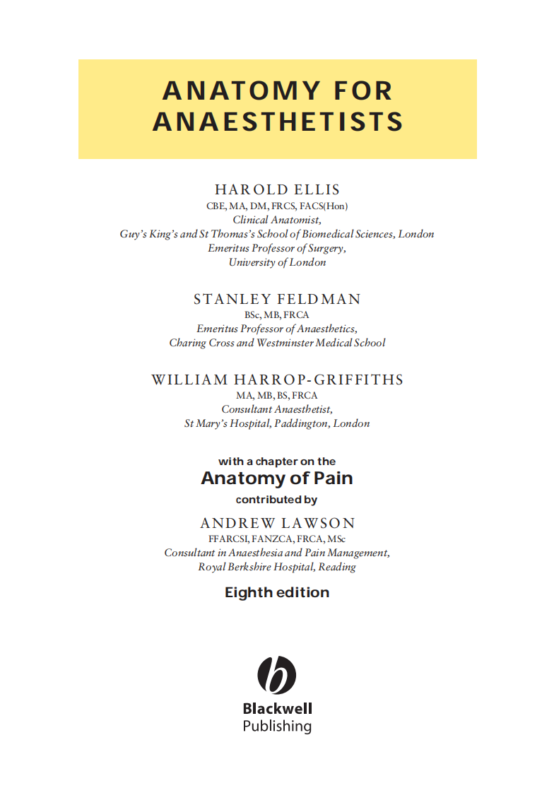 [VISRIS.COM]麻醉解剖学英文版[仅用于学习，禁止用于商业行为].pdf 第4页