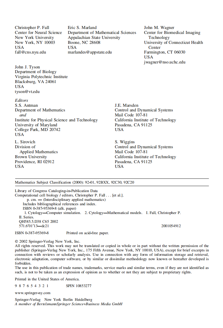 《Computational Cell Biology》细胞生物学.pdf 第5页