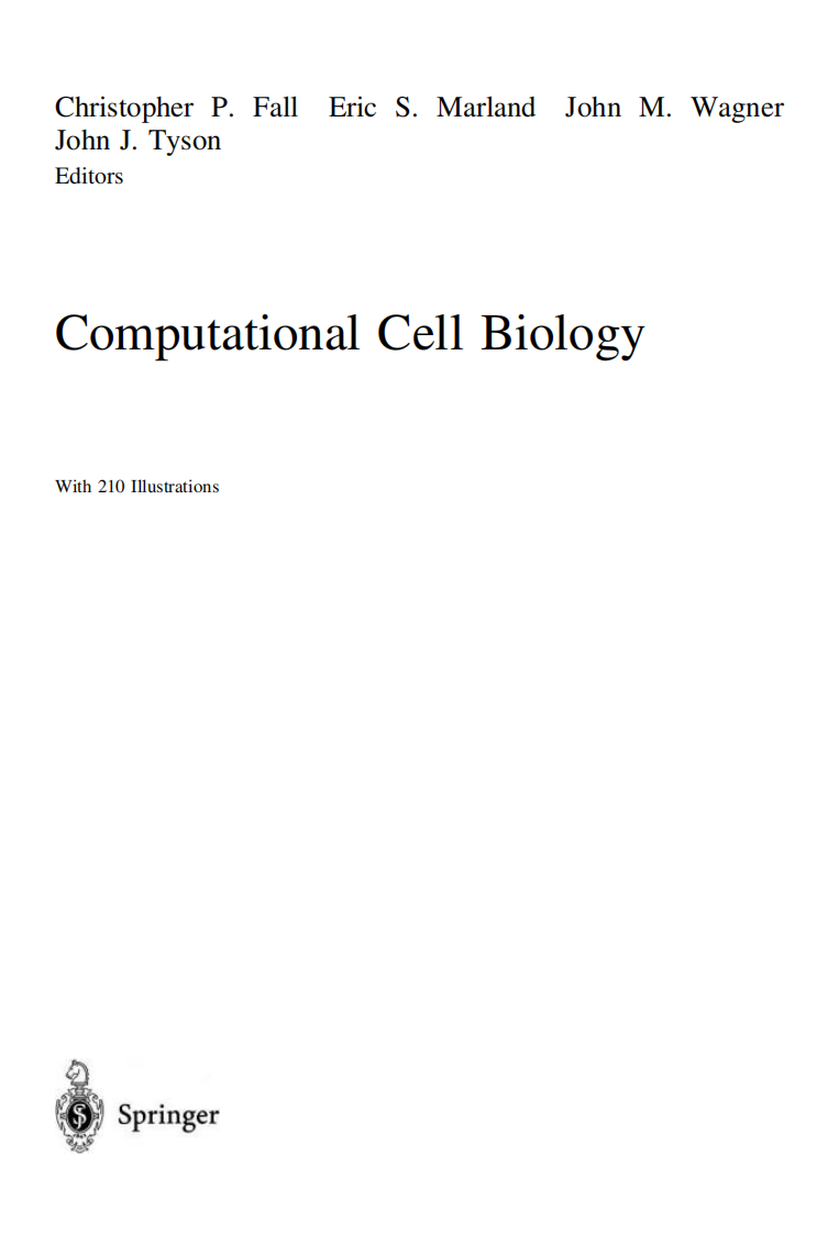 《Computational Cell Biology》细胞生物学.pdf 第4页