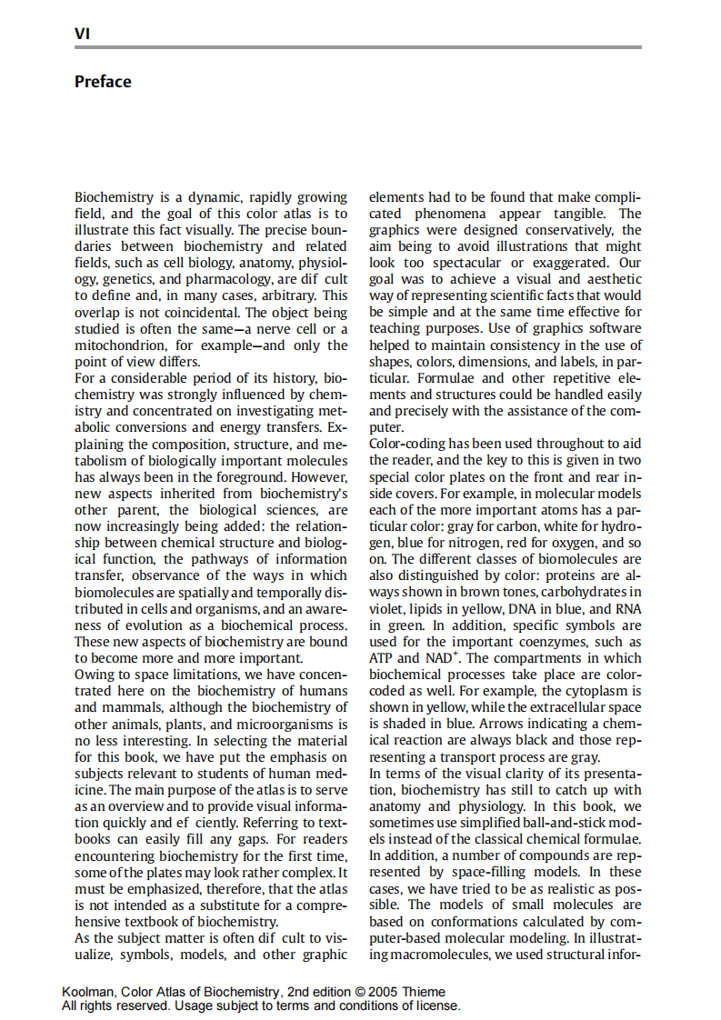 生物化学Color.Atlas.of.Biochemistry,.2nd.Ed.(J.Koolman,.K.-H.Roehm)(Thieme,2005).pdf 第5页